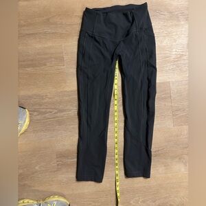 Gray lululemon Athletic Leggings with Panel Stitching